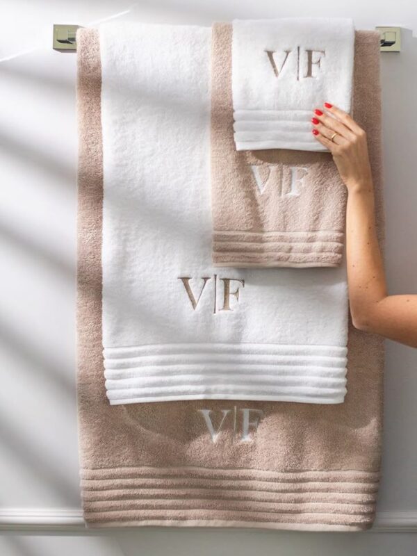 Serviettes de bain personnalisées